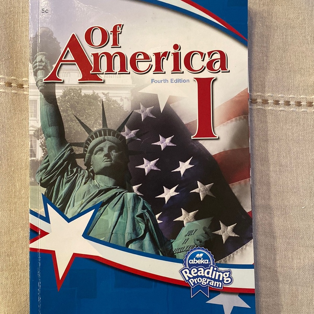 Abeka Grade 5 Of America I Reading Book 5th